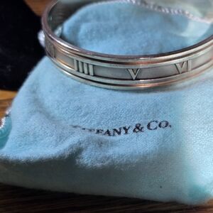Tiffany & Co. Silver Roman Numeral Bracelet